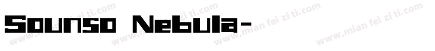 Sounso Nebula字体转换